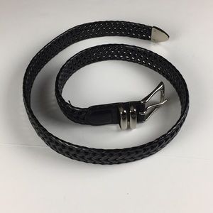 Men’s Braided Leather Perry Ellis Portfolio Belt.